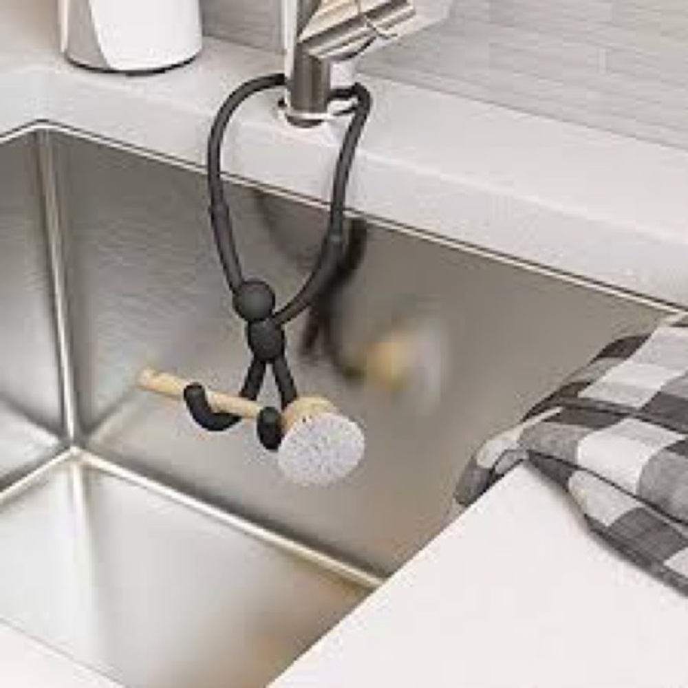 Umbra Black Sink Brush Holder